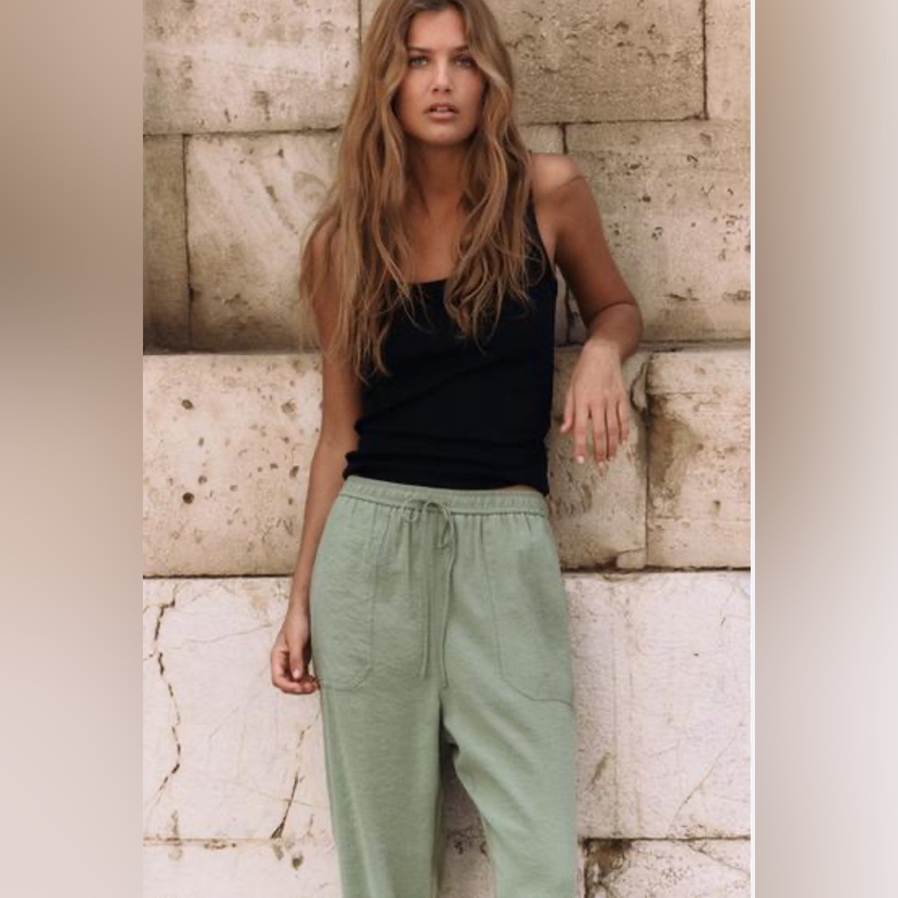Zara linen pants small